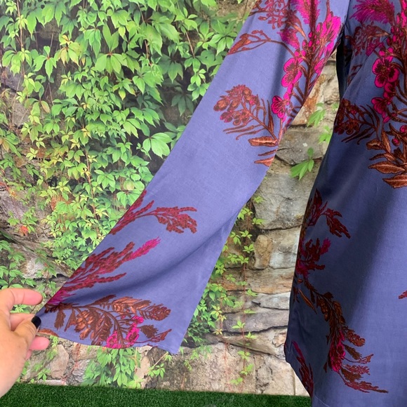 NWT LEITH Satin Trumpet Sleeve Mini Dress, S - Picture 4 of 14